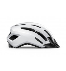 Casco Met Downtown Blanco Brillo