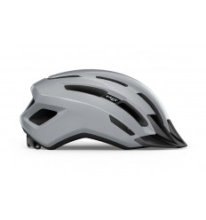 Casco Met Downtown Gris Brillo