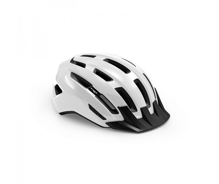 Casco Met Downtown Mips Blanco Brillo