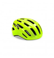 Casco Met Miles Amarillo Fluorescente Brillo