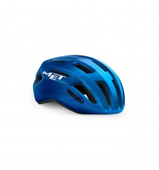 Casco Met Vinci Mips Azul Metalico Brillo