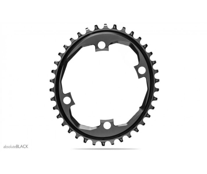 Plato Absolute Black Sram Apex 1 Traction Chainring Negro