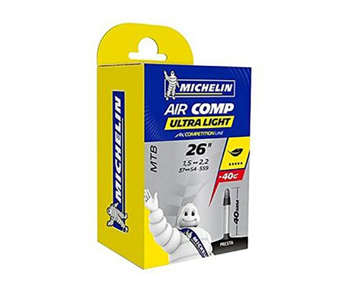 Camara Michelin Ultra Light 26x1.45-2.60 Valvula Presta 40mm