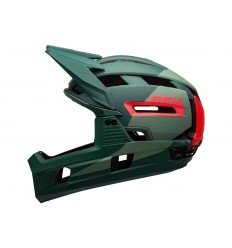 Casco Bell SUPER AIR R SPHERICAL Verde/Rojo