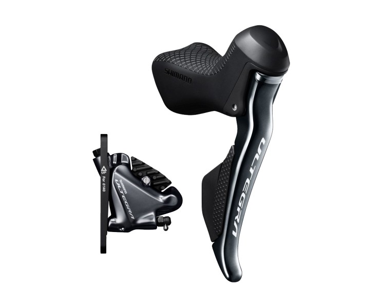 Juego Maneta + Pinza Delantero Shimano Ultegra Di2 R8070 Di2 2x11v Disco hidráulico