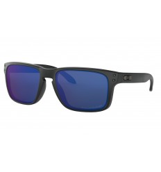 Gafas Oakley Holbrook Negro Mate Lente Ice Iridium Polarized |OO9102-52|