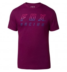 Camiseta Fox Neon Moth Ss Tee Lt Htr Violeta Oscuro |24933-367|