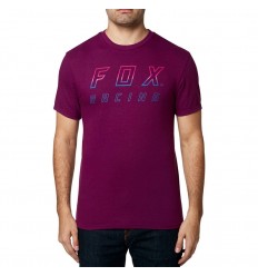 Camiseta Fox Neon Moth Ss Tee Lt Htr Violeta Oscuro |24933-367|