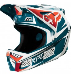 Casco Fox Rampage Pro Carbon Helmet Beast M Blu |23260-551|