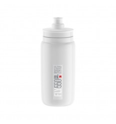 Bidon Elite Fly Blanco Logo Gris 550 Ml