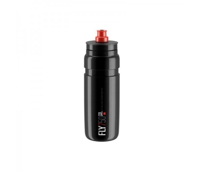 Bidon Elite Fly Mtb Negro Logo Gris 750 Ml