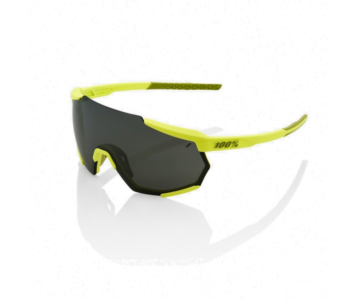 Gafas de sol 100% Racetrap - Soft Tact Banana - Lente Negro Espejo |61037-004-61|