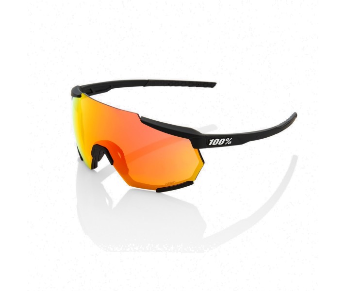 Gafas de sol 100% Racetrap - Soft Tact Black - Lente Hiper Rojo |61037-100-43|