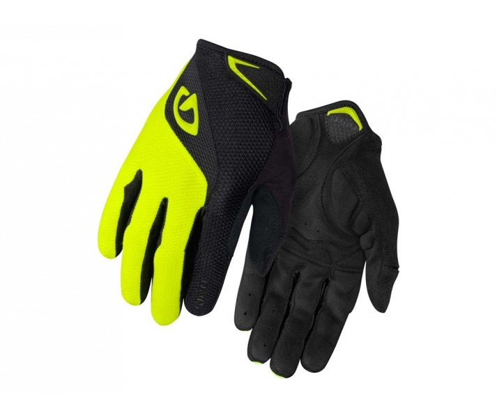 Guantes Giro Bravo Gel Lf Black/Highlight Yel