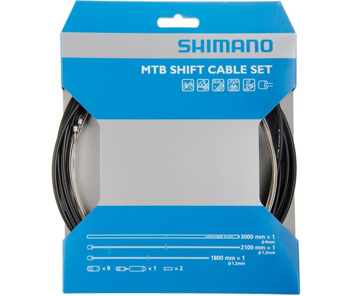 Kit Cable Cambio/Funda/Topes Shimano Mtb Sp41 Inox.N