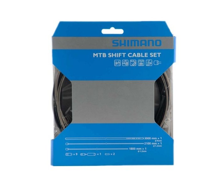 Kit Cable Shimano Cambio/Funda/Topes MTB Sp41 Opt.Ng