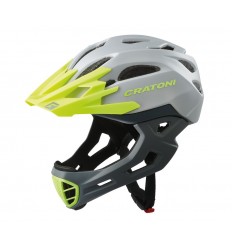 Casco Integral Cratoni C-Maniac (Freeride) Gris / Lima Mate