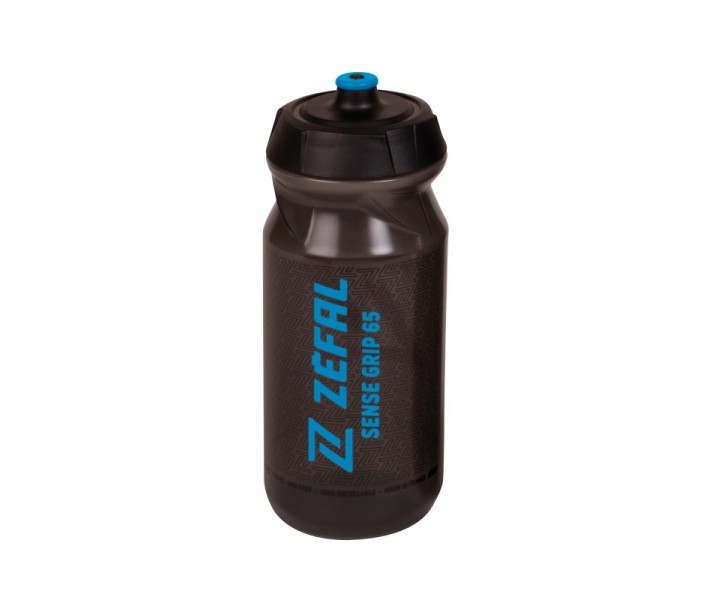 Bidón Zéfal Sense Grip 65 Negro/Azul 650ml