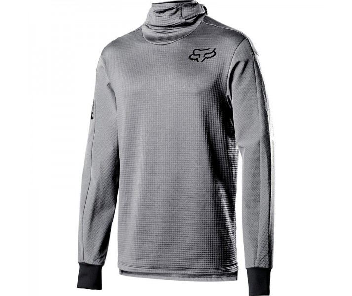 Maillot Fox Defend Thermo Hooded Jersey Stl Gry |23988-172|