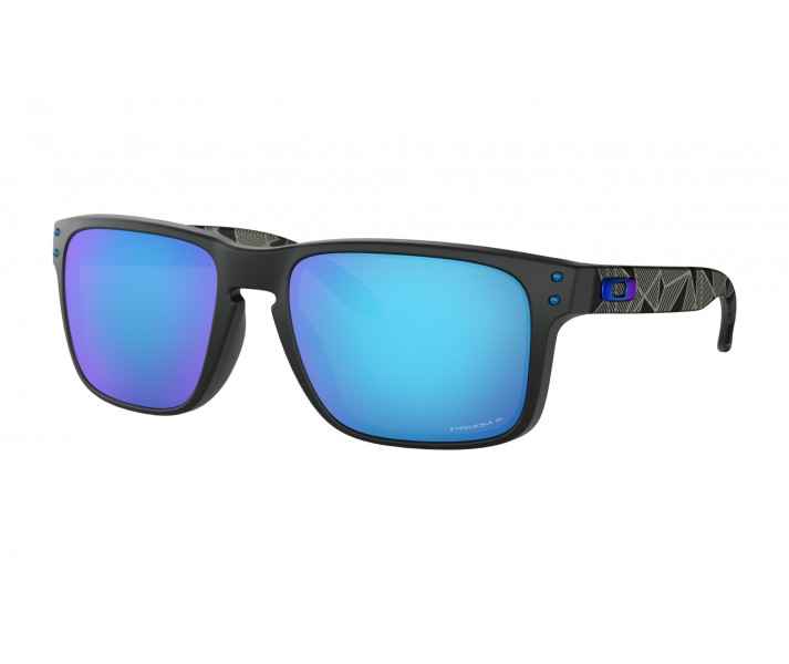 Gafas Oakley Holbrook Negro Mate Prizmatic Lente Prizm Sapphire Polarized |OO9102-H055|