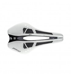 Sillín Prologo Dimension TRI Tirox CPC 143 Blanco/Plata
