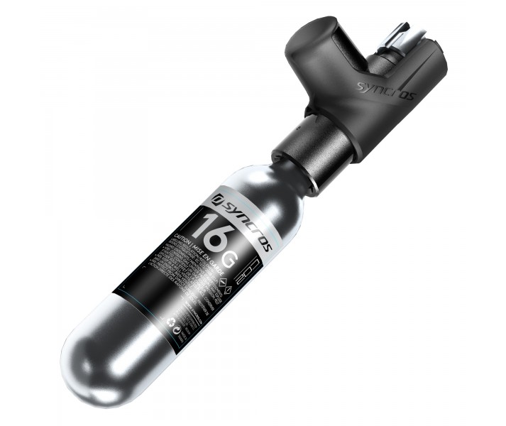 Hinchador Syncros Boundary Co2 + 16G Cartridge Negro