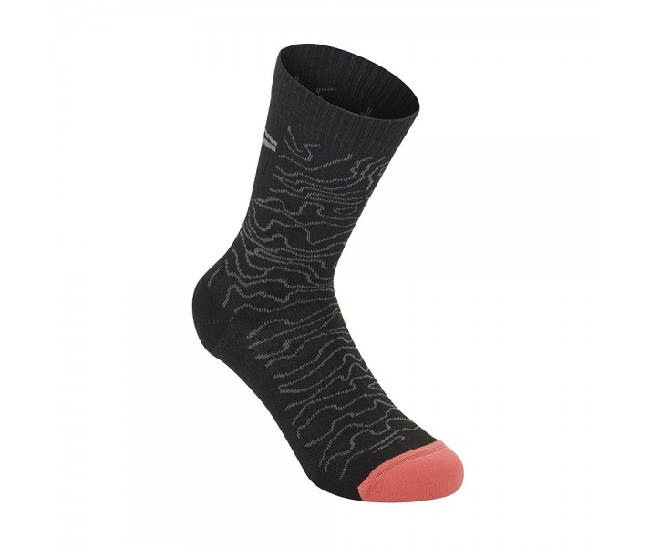 Calcetines Alpinestars Drop 15 Negro/Gris