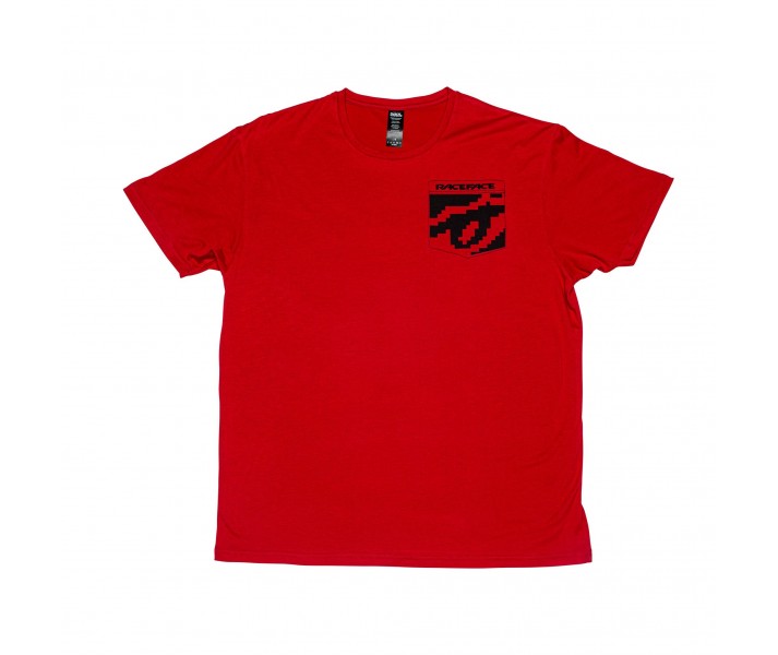 Camiseta Race Face 8 Bit Pocket Roja