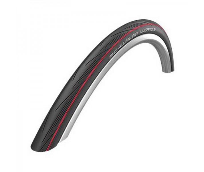 Cubierta Schwalbe Lugano II 700x25 K-Guard Active Negro-Rojo