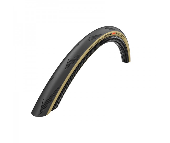 Cubierta Schwalbe Pro One TT 700x25 Evo Line Negro-Marrón