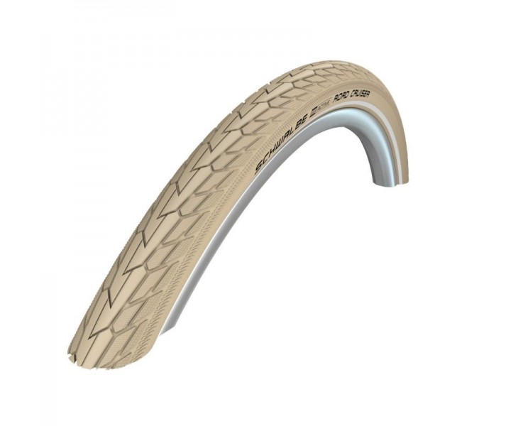 Cubierta Schwalbe Road Cruiser 700x40c K-Guard Rígida Crema