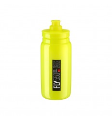 Bidon Elite Fly Amarillo Fluo Logo Negro 550Ml