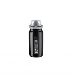 Bidon Elite Fly Mtb Negro Logo Gris 550Ml