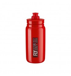 Bidon Elite Fly Rojo Logo Rojo Burdeos 550Ml