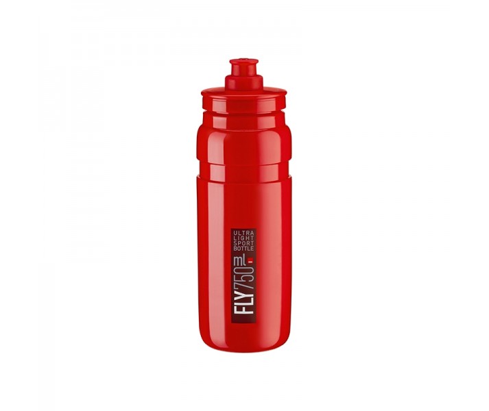 Bidon Elite Fly Rojo Logo Rojo Burdeos 750Ml