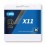 Cadena KMC X11 1/2X11/128 118 Eslabones 5.65Mm Plata/Negro