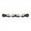 Cadena KMC X12 1/2X11/128 126 Eslabones 12V Negro/Plata