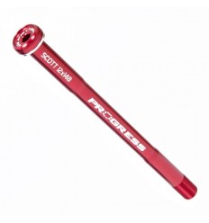 Eje Trasero 12mm Progress AL7075 PG-402 Shimano 148mm Rojo