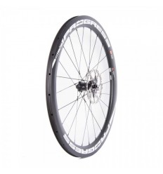 Rueda Del. Tubular Progress A-Prime Disc 12x100 /50mm Blanca