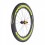 Rueda Trasera Tubular Progress Space Shimano 88mm Amarillo