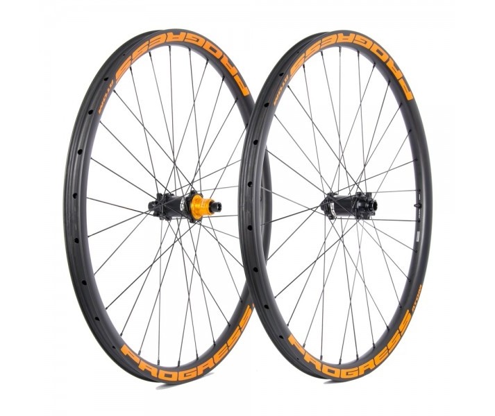 Rueda Trasera Progress GP:01 29 12X142 Shimano 33mm Naranja