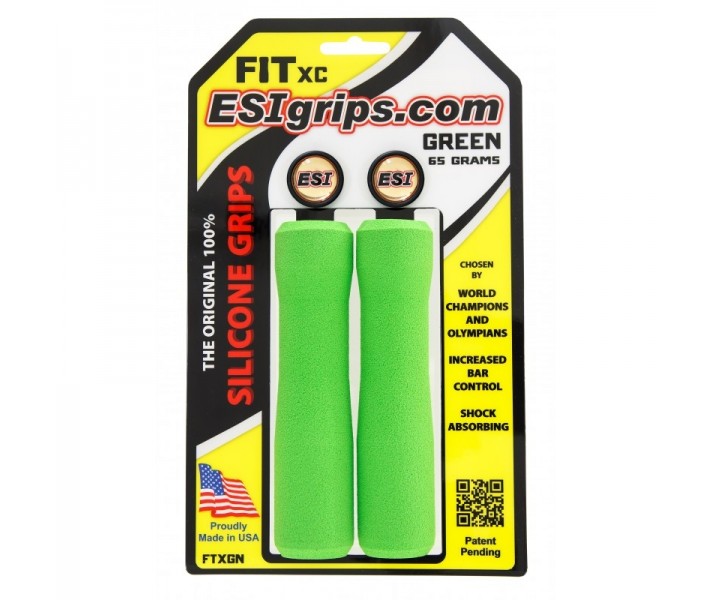 Puños MTB ESIGRIPS Fit XC Verde | FTXGN