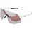 Gafas de sol 100% S3 Matte White Hiper Silver Mirror Lens+Clear lens