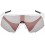 Gafas de sol 100% S3 Matte White Hiper Silver Mirror Lens+Clear lens