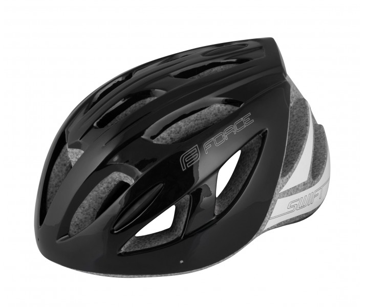 Casco Force Swift Negro-Gris-Blanco