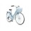 Bicicleta MBM Boulevard 6v con cesta Azul