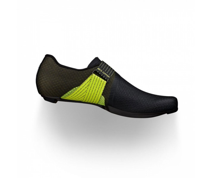 Zapatillas Fizik Vento Stabilita Carbon Negro / Amarillo Fluor