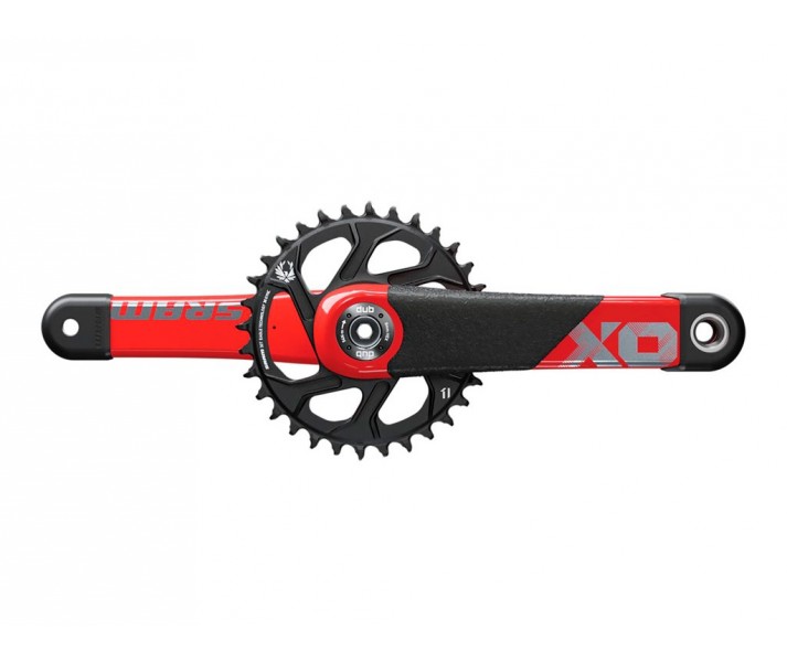 Juego de platos y biela Sram X01 DH DUB83 Rojo