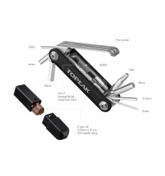 Llave multiherramientas Topeak Ninja Master+ T11