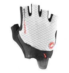 Guantes Castelli Rosso Corsa Pro V Blanco